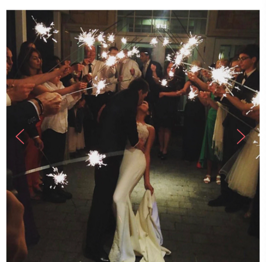 14 in Wedding Sparklers 6peices For grand entrance, stunning exit, or for unforgettable photo opportunities