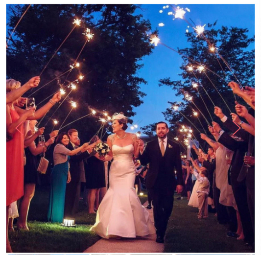 36 in Wedding Sparklers 6peices For grand entrance, stunning exit, or for unforgettable photo opportunities